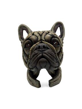 EDGE French Bulldog Brown Bust Statue by Matt Buckley 12 x 9.5"